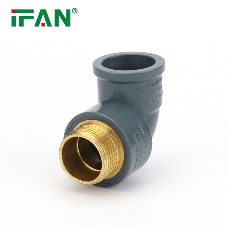 Grey DIN NBR5648 UPVC Pipe Fittings For Water Distribution Networks high quality