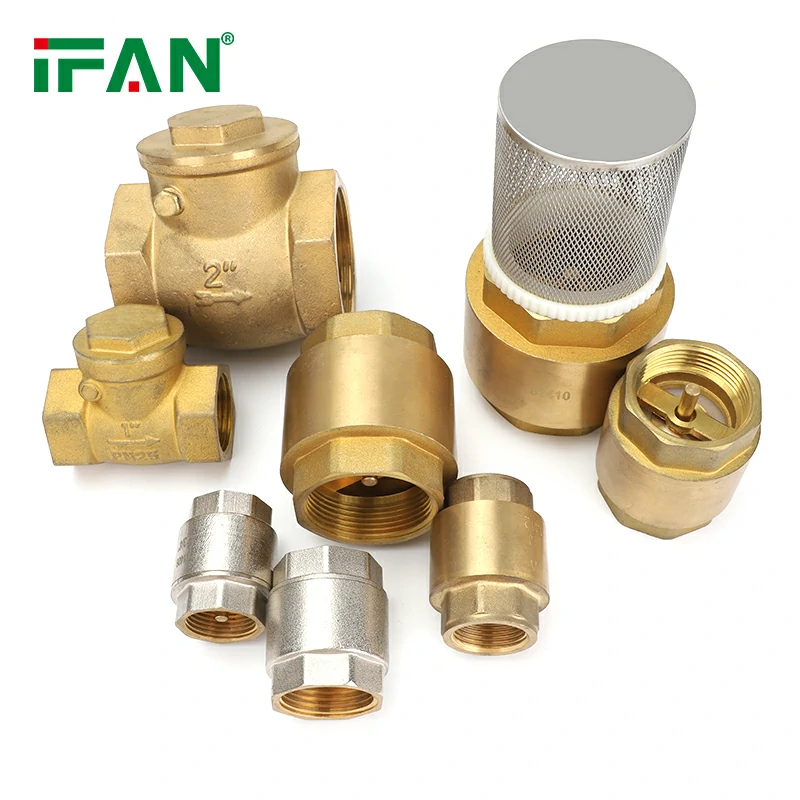 Cov qauv kev ncaj ncees ntawm Brass Check Valve